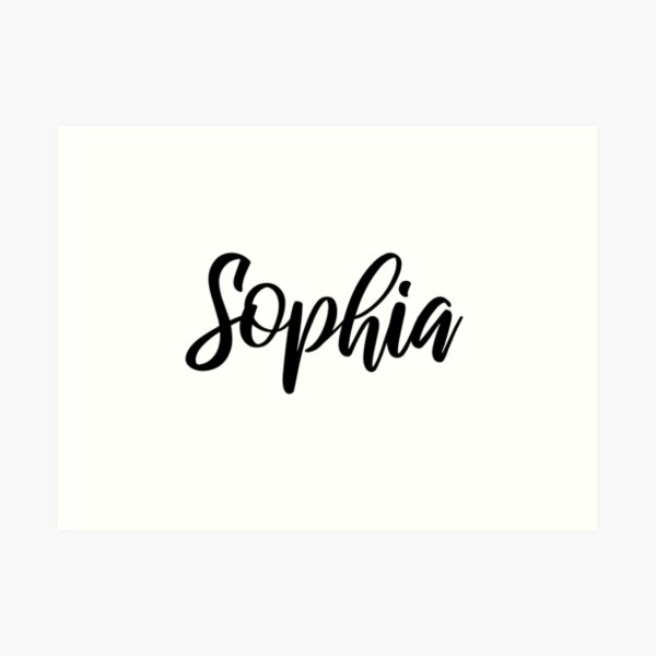 Image Result For Sophia In Cursive Cursive Sophia Cal - vrogue.co