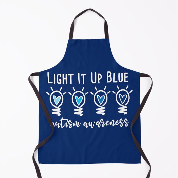 Item preview, Light It Up Blue Autism Awareness Light Bulbs Blue Hearts Spectrum designed and sold by Rabbitti.