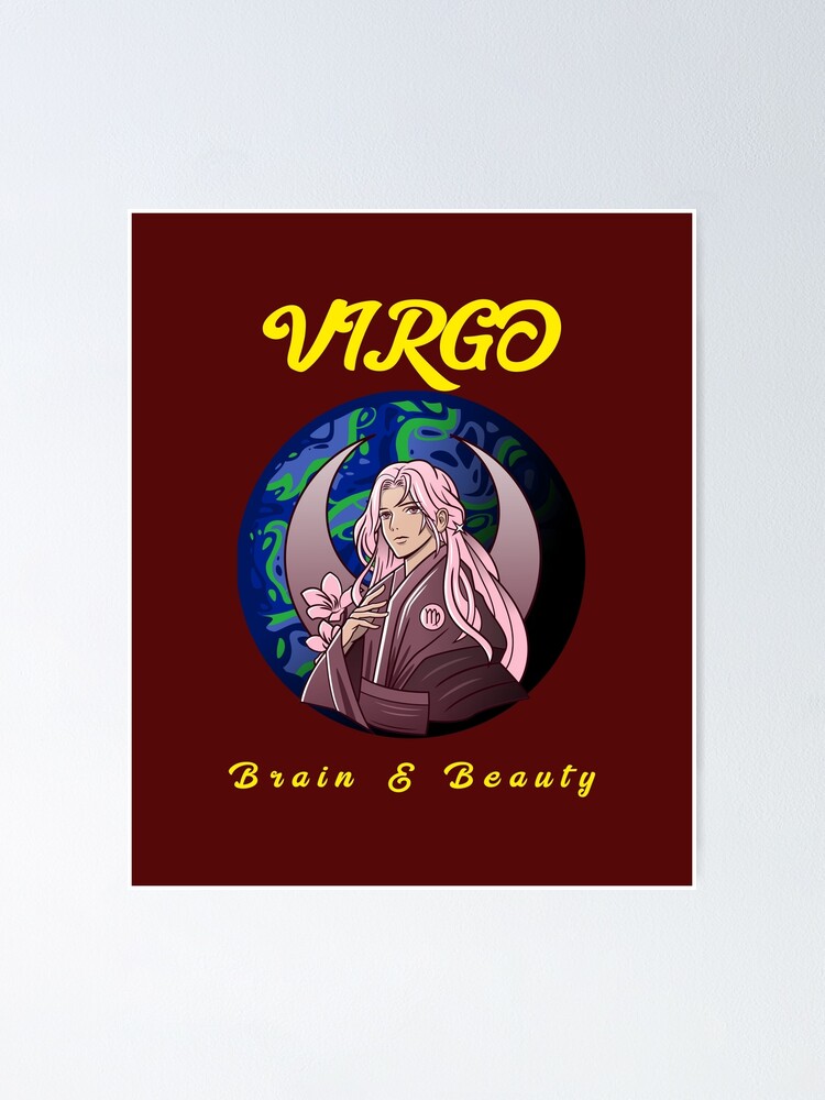 "Virgo the Brain and Beauty" Poster by CrownStar Redbubble