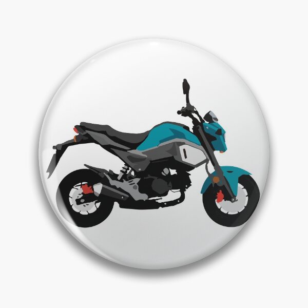 Item preview, Motorcycle Honda Grom 2020 Blue Raspberry designed and sold by WiredDesigns.