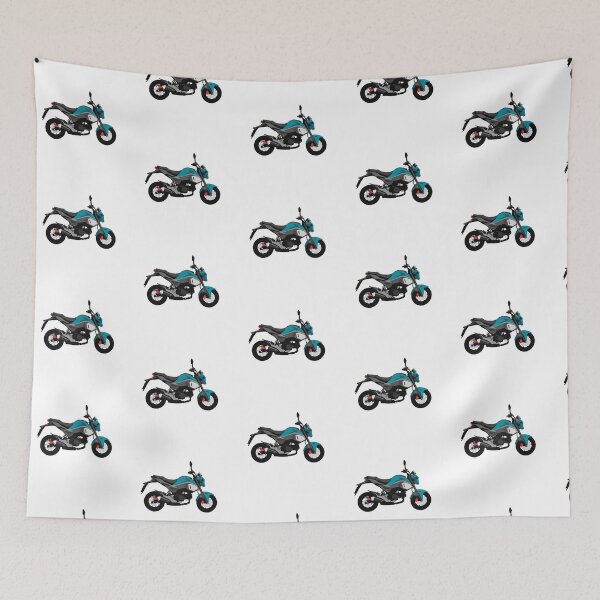 Item preview, Motorcycle Honda Grom 2020 Blue Raspberry designed and sold by WiredDesigns.