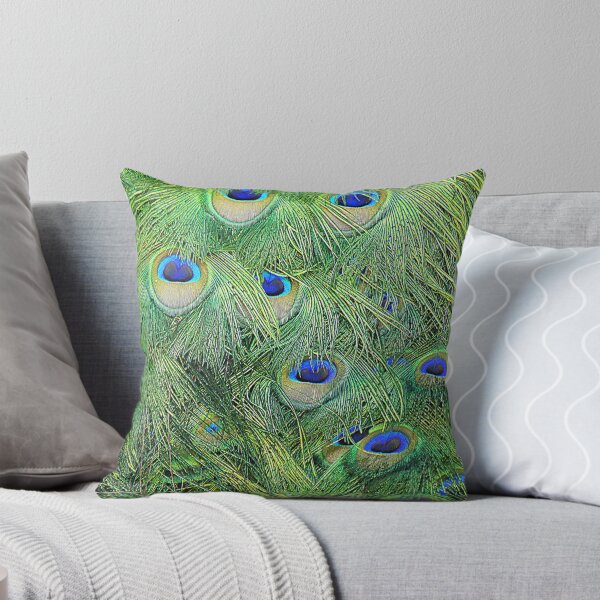 Item preview, Peacock Eye Throw Cushion designed and sold by Fara.