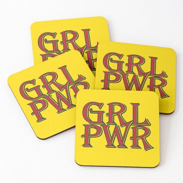 Item preview, Girl Power Lettering Red & Dark Green Text designed and sold by Alexander Wingate.