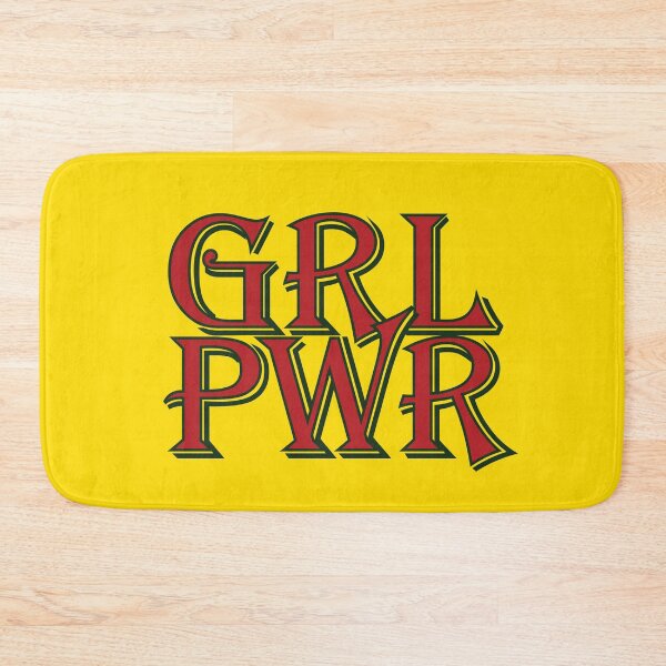 Item preview, Girl Power Lettering Red & Dark Green Text designed and sold by Alexander Wingate.