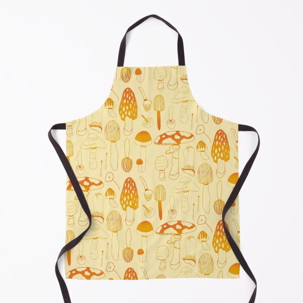 Item preview, Assorted Mushrooms - Orange and Yellow Mushroom Pattern designed and sold by TheRainbowRoom.