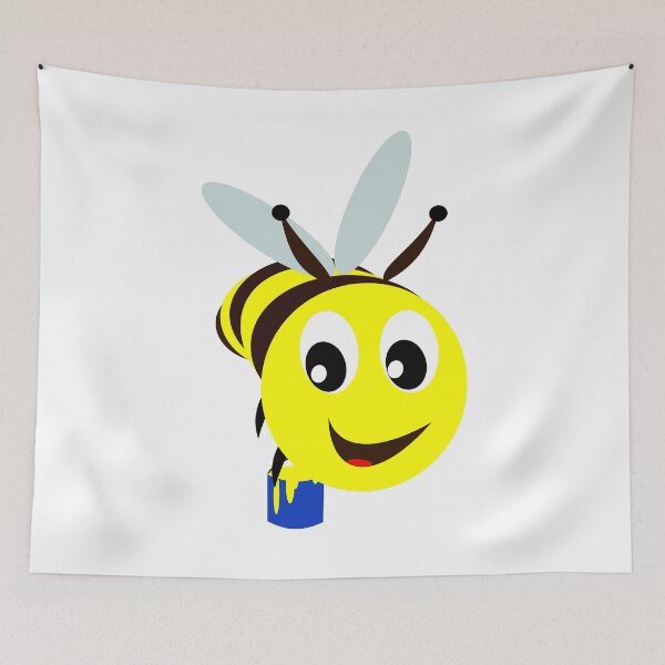 Item preview, cute wholesome bee designed and sold by GalaxyStoreDZ.