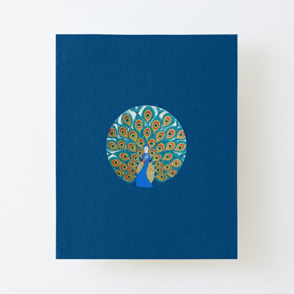 Peacock Canvas Mounted Print