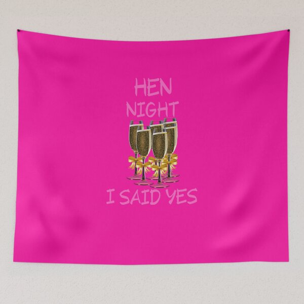 Item preview, HEN NIGHT I SAID YES designed and sold by kawrdesigns.