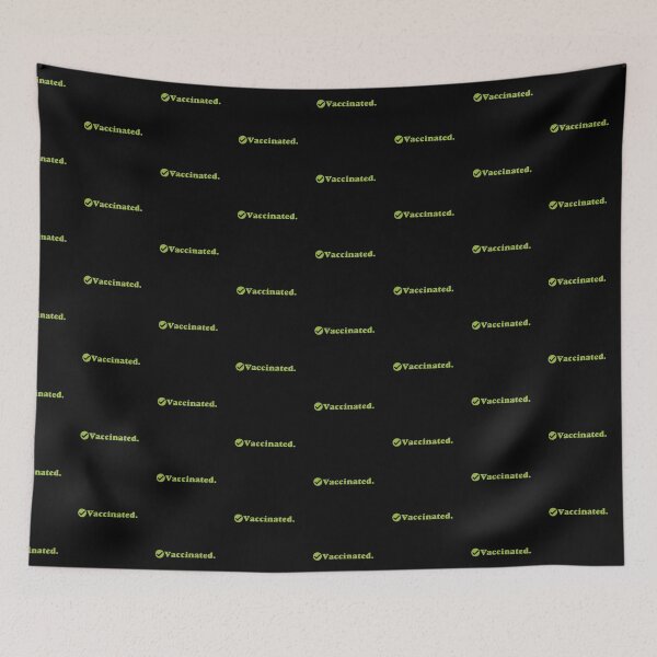 Item preview, Vaccinated Check Green designed and sold by MinimalSketches.