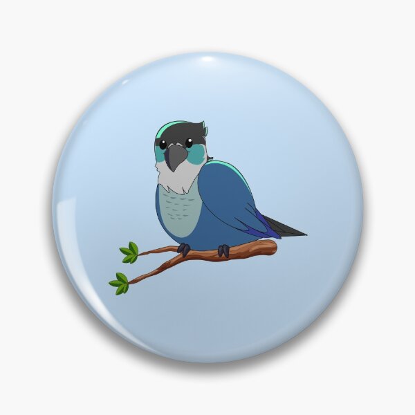 Item preview, Jaiden animations cute bird on a leaf, parrot watching you funny  designed and sold by SGS-.