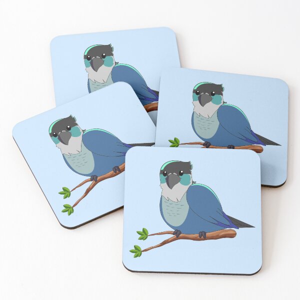 Item preview, Jaiden animations cute bird on a leaf, parrot watching you funny  designed and sold by SGS-.
