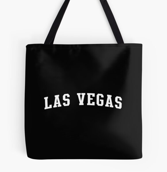 Jumbo All Black Las Vegas Souvenir Tote Bag- las vegeas giftshop