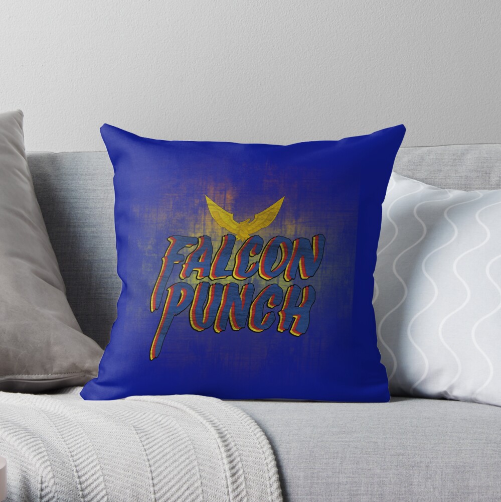 Good Quality Falcon Punch! Throw Pillow by GeordanUK TP-NZ5EPR6E