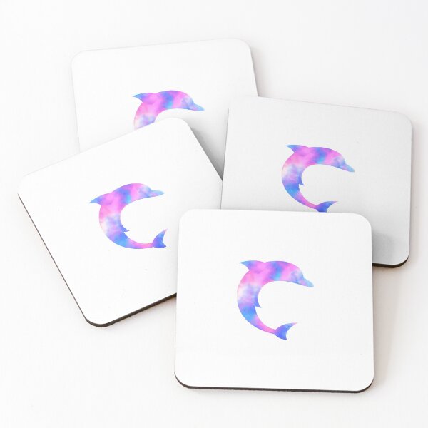 Item preview, Tie Dye Dolphin, colorful designed and sold by TalesOfScience.