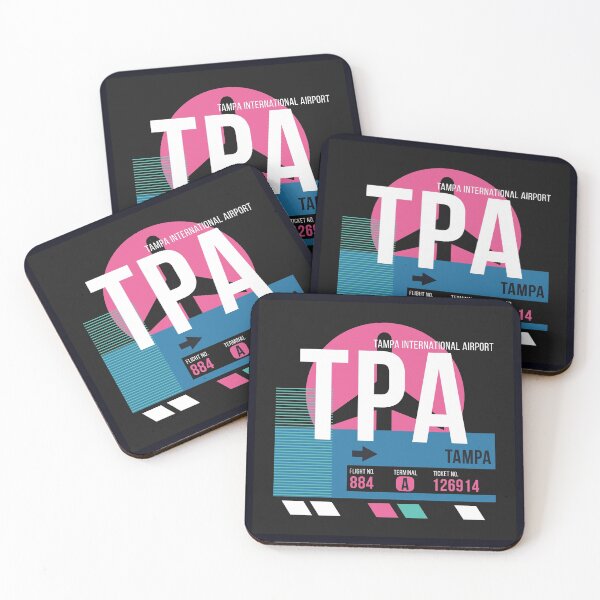 Item preview, Tampa, Florida (TPA) Airport Code Baggage Tag designed and sold by SLAG-Creative.