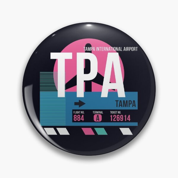 Item preview, Tampa, Florida (TPA) Airport Code Baggage Tag designed and sold by SLAG-Creative.