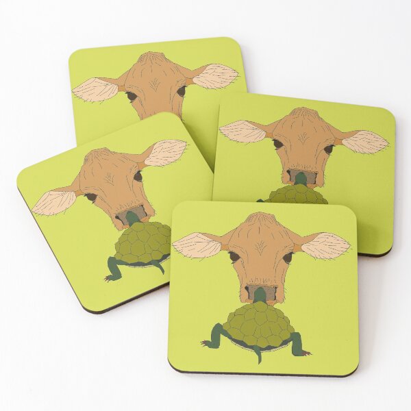 Item preview, Cow and turtle meeting designed and sold by lclkrist.