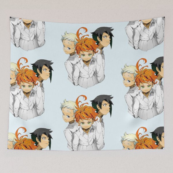 Item preview, The Promised Neverland Norman, Emma and Ray Half Body designed and sold by thePeachPit.