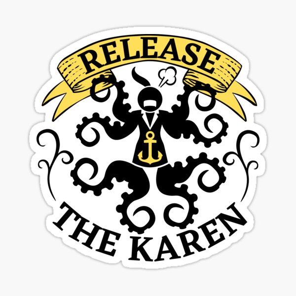 Item preview, Release the Karen, Karen Kraken Sticker designed and sold by FOGODesigns.