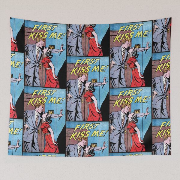 Item preview, First Kiss Me! | Vintage Comic designed and sold by RosarioDesigns.