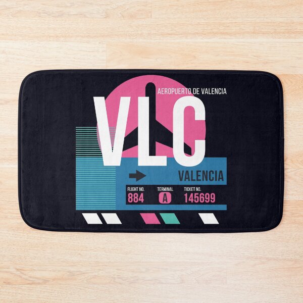 Item preview, Valencia, Spain (VLC) Airport Code Baggage Tag designed and sold by SLAG-Creative.