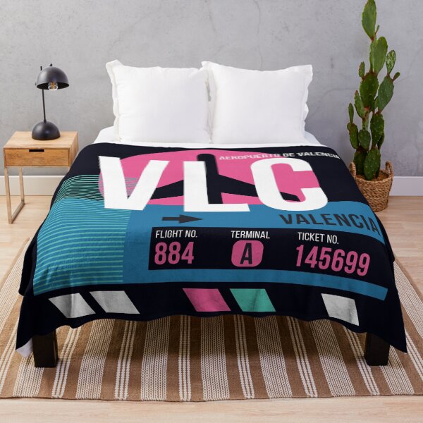 Item preview, Valencia, Spain (VLC) Airport Code Baggage Tag designed and sold by SLAG-Creative.