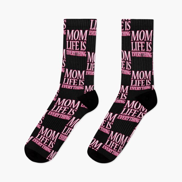 Item preview, Mom Life Is Everything Pink And White designed and sold by Designs By YL.