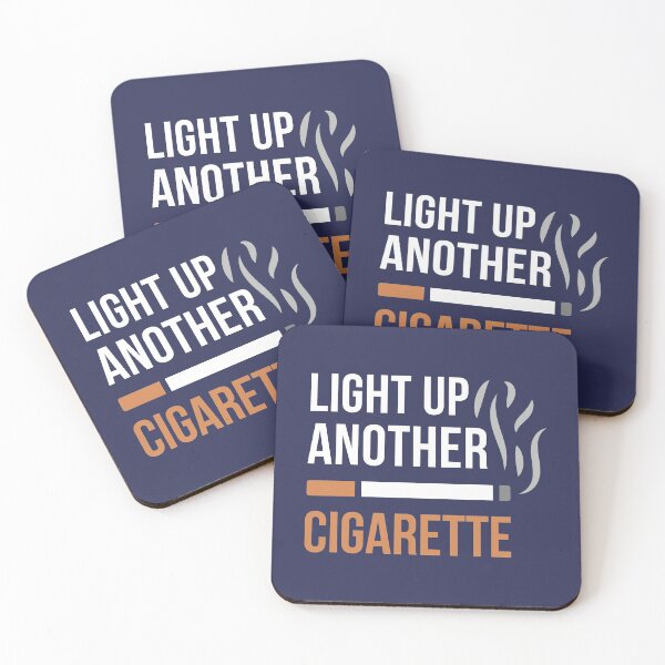 Aperçu de l'œuvre Allumez une autre cigarette (Bleu foncé BG) créée et vendue par FilipeFerreira.