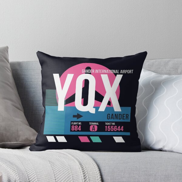 Item preview, Gander, Newfoundland (YQX) Airport Code Baggage Tag designed and sold by SLAG-Creative.