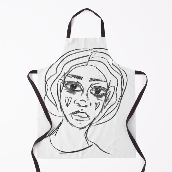 Item preview, Sketchy Face Art Lines designed and sold by Valeria Nikitina.