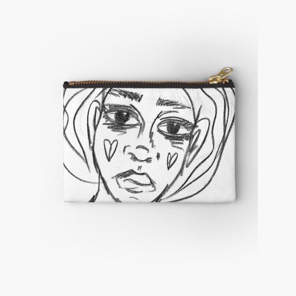 Item preview, Sketchy Face Art Lines designed and sold by Valeria Nikitina.