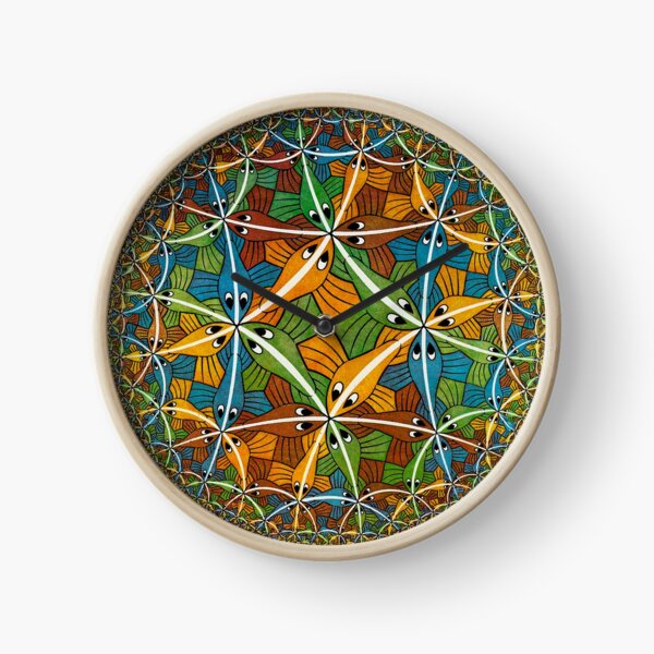 Circle Limit III, by Maurits Cornelis Escher Clock