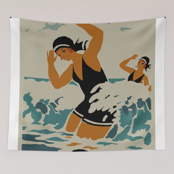 Item preview,  la mer méditerranée the med vintage 1920s french travel poster designed and sold by adrienne75.