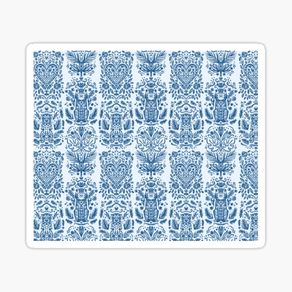 Delfter Tiger Pattern Sticker