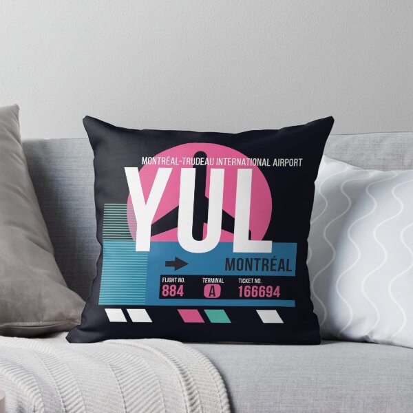 Item preview, Montreal, Quebec (YUL) Airport Code Baggage Tag designed and sold by SLAG-Creative.