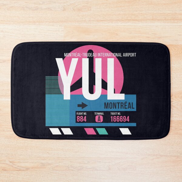 Item preview, Montreal, Quebec (YUL) Airport Code Baggage Tag designed and sold by SLAG-Creative.