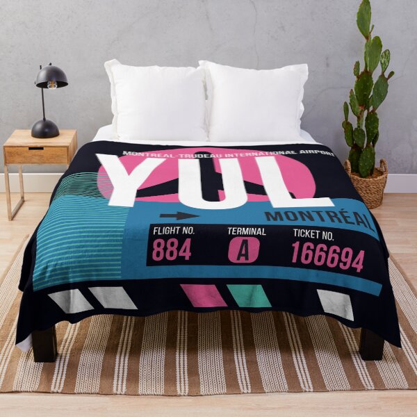 Item preview, Montreal, Quebec (YUL) Airport Code Baggage Tag designed and sold by SLAG-Creative.