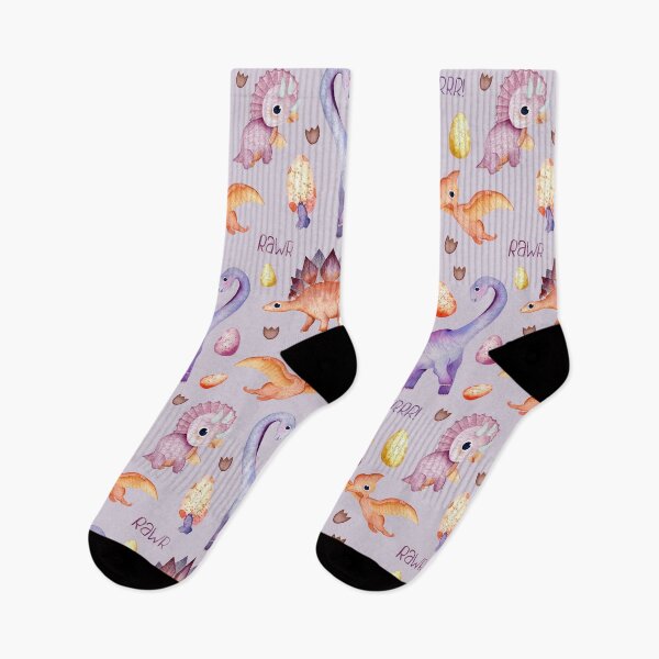 Item preview, Dinosaurs watercolor pattern designed and sold by AnjeseAnna.