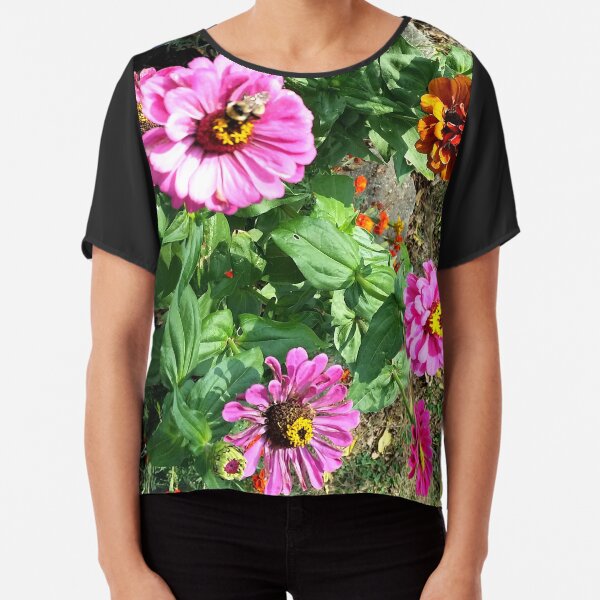 Zinnias Chiffon Top
