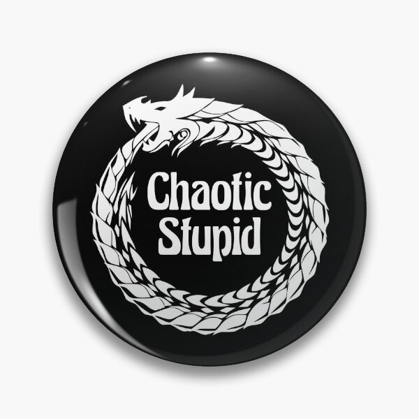 Item preview, Chaotic Stupid Alignment Funny Tabletop RPG Vintage Retro designed and sold by WPahat.