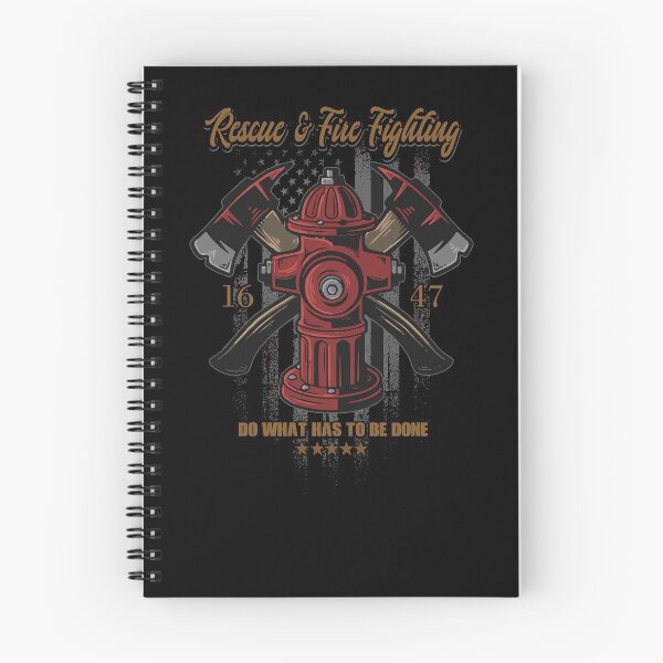 Item preview, Rescue & Fire Fighting, Est. 16, Fire Hydrant & Crossed Axes designed and sold by Xeuno.