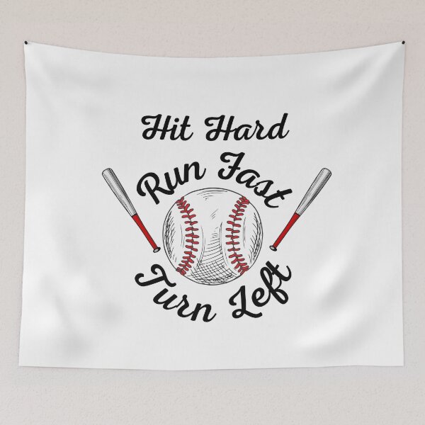 Item preview, Hit Hard Run Fast Turn Left designed and sold by isurudinushaper.