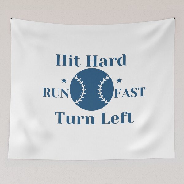 Item preview, Hit Hard Run Fast Turn Left designed and sold by isurudinushaper.