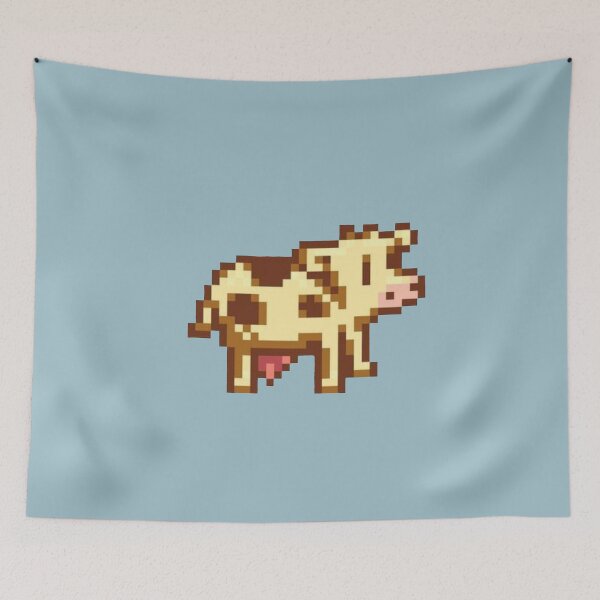 Item preview, pixel cow designed and sold by ayladesigns.