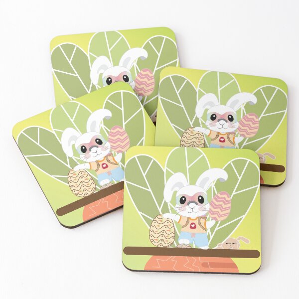 Item preview, Happy Easter -- Egg Hunter Cool Rabbit with Neon Glasses designed and sold by Moyanana.