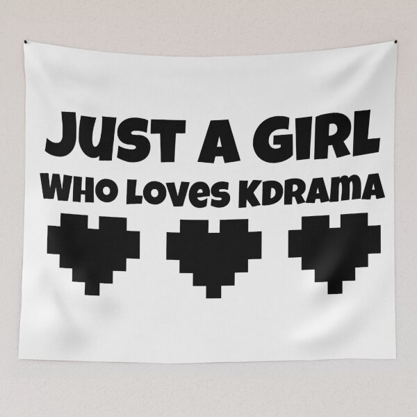 Item preview, Just A Girl Who Loves Kdrama designed and sold by Edenjodie.