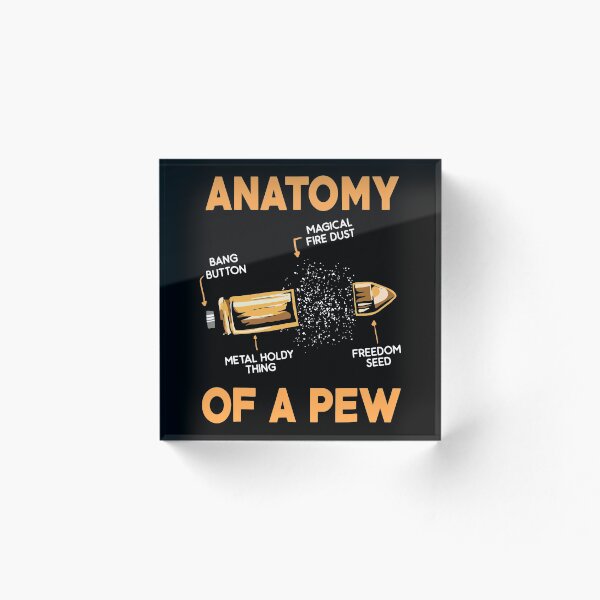 Item preview, Anatomy Of A Pew Bullet Parts designed and sold by Charles Brian.
