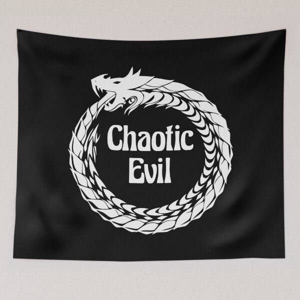 Item preview, Chaotic Evil Alignment Tabletop RPG Vintage Retro designed and sold by WPahat.