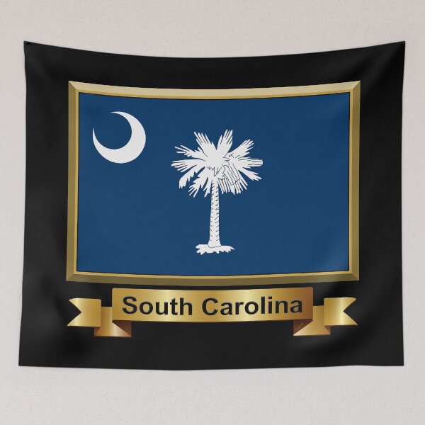 Item preview, South Carolina Flag Gifts, Masks, Stickers & Products (GF) designed and sold by mpodger.