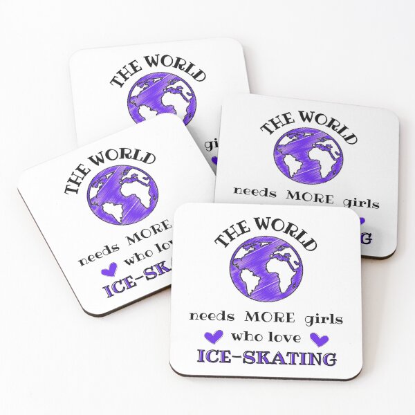 Item preview, The world needs more girls who love ice skating designed and sold by TheGreenGoat.